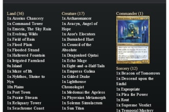 create the best edh commander deck based on your idea