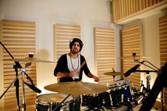 record professional quality drum tracks