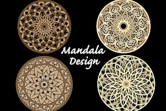 create a beautiful mandala design