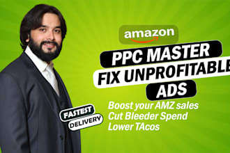 setup and optimize amazon sponsored ads PPC campaign