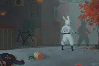 create fully painted colorful fun digital illustrations