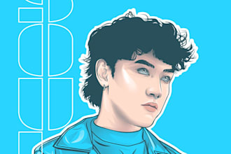 turn your photos to cool vector portraits