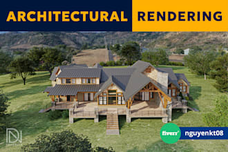 create beautiful architectural rendering