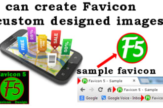 make custom designed favicon from your logo