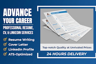 provide professional resume writing and cover letter service