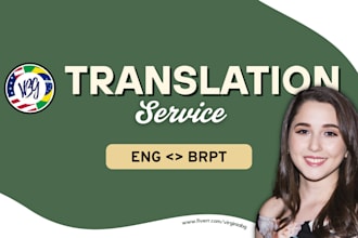 manually translate english and brazilian portuguese texts