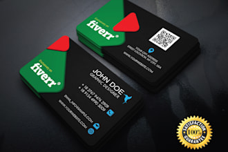 unique business card design with two concepts