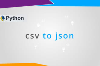 convert any csv file to json with python script