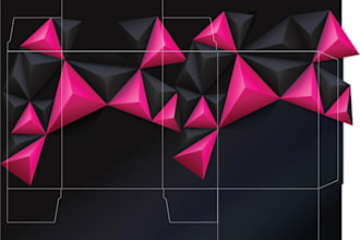 perfume box design and dies also make it