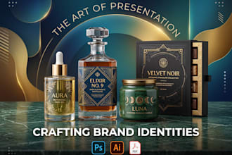 do premium packaging design, pouch and jar label design