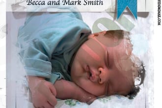 design a custom birth announcement card for your Newborn or Infant