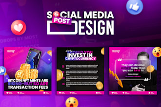 do social media post design