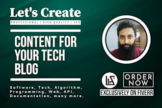 write tech and programming articles or blog posts