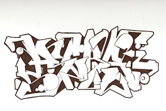 draw any word in Graffiti and send it to you