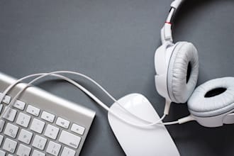 transcribe any audio, handwritten or scanned work in english