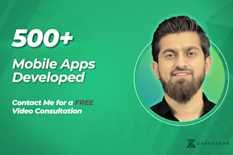 do mobile app development ios app android app with react native flutter ai app