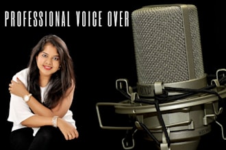be your professional female voice over