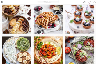 give promotion shoutout on 20k food and cooking instagram page