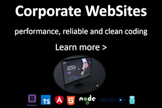 do html css corporate web sites