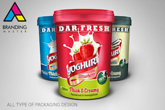 do packaging, label, amazon images with free 3d mockups