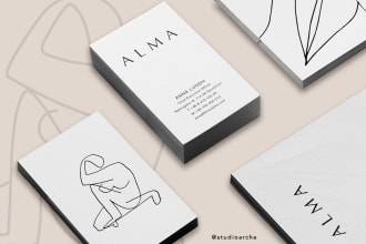 design minimal and elegant business cards