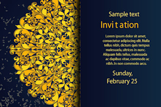 make world class invitation card