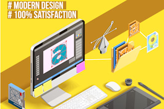 design posters, banner and broucher