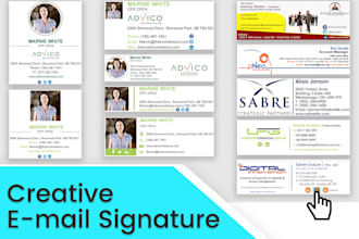 do beautiful email signature in html format