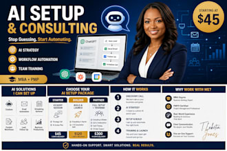 set up ai tools and automations for your small business