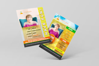 create awesome looking flyer design