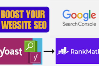 install google search console and optimize yoast rankmath
