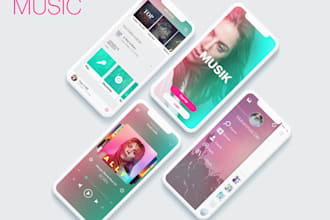 design UI and wireframe for your app and website