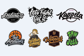 design awesome hand lettering logo design