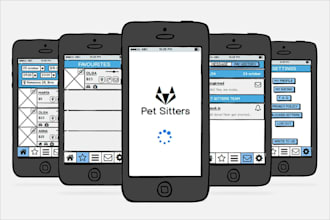 do wireframing of website and mobile app