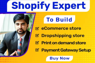 design and develop custom shopify store