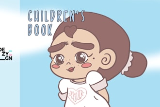 create amazing and adorable children book illustrations
