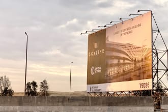 create static outdoor, billboard, or banner
