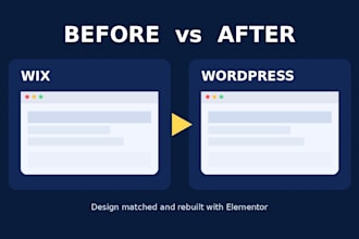 migrate wix to wordpress with elementor pro