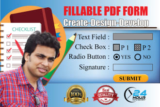 create and design fillable pdf form