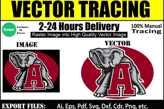 stunning vector tracing for your logo, image, or illustration