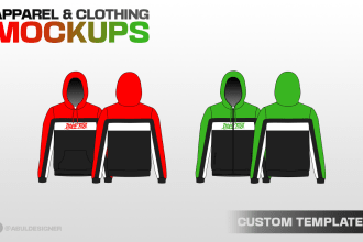 do clothing mockups and tech packs for apparel brands