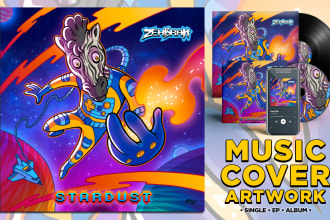 draw your music album cover artwork