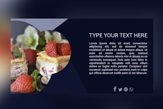 design social media banner for you