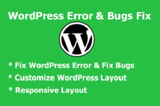 fix wordpress issues and errors