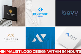 design high quality minimalist business logo design