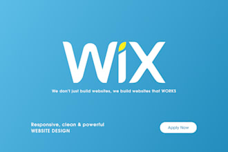 design responsive wix website