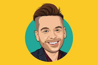 draw cool big head cartoon caricature in 24 hours