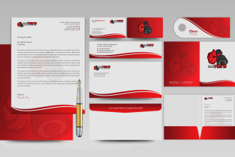 design business card, letterhead, and stationery items