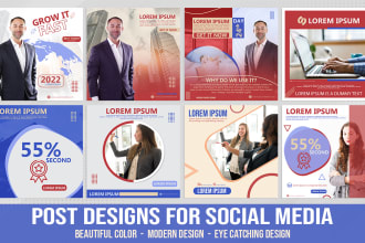 do creative youtube and social media post or banner designs