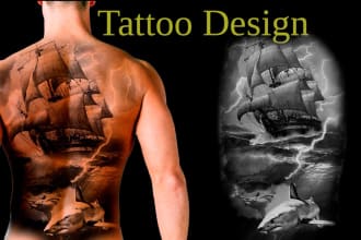 turn your idea into a unique custom tattoo design